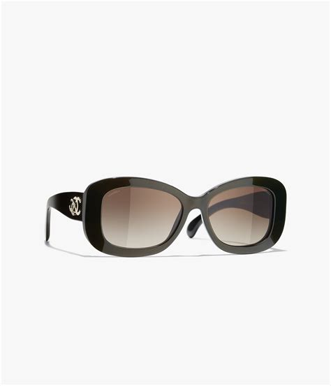 chanel rectangle sunglasses black|chanel oversized square sunglasses.